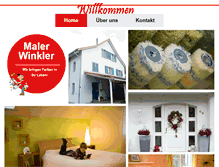 Tablet Screenshot of malerwinkler.ch